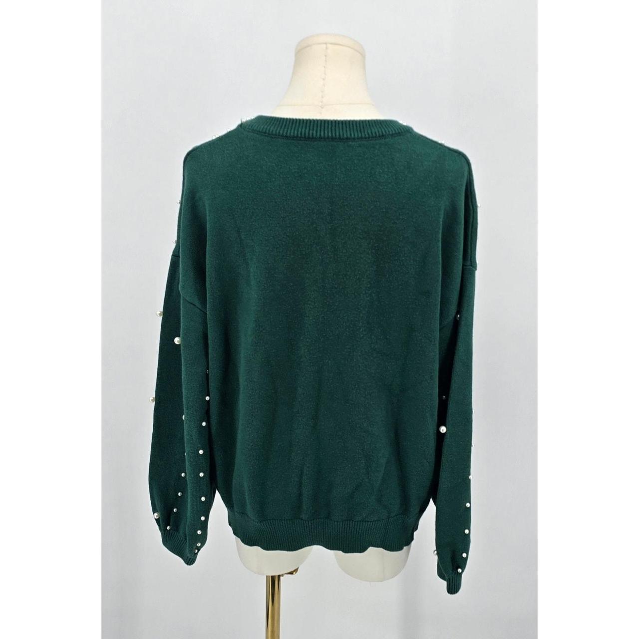 Source Unknown Women's Sweater - Green - XL – Ama… - image 3