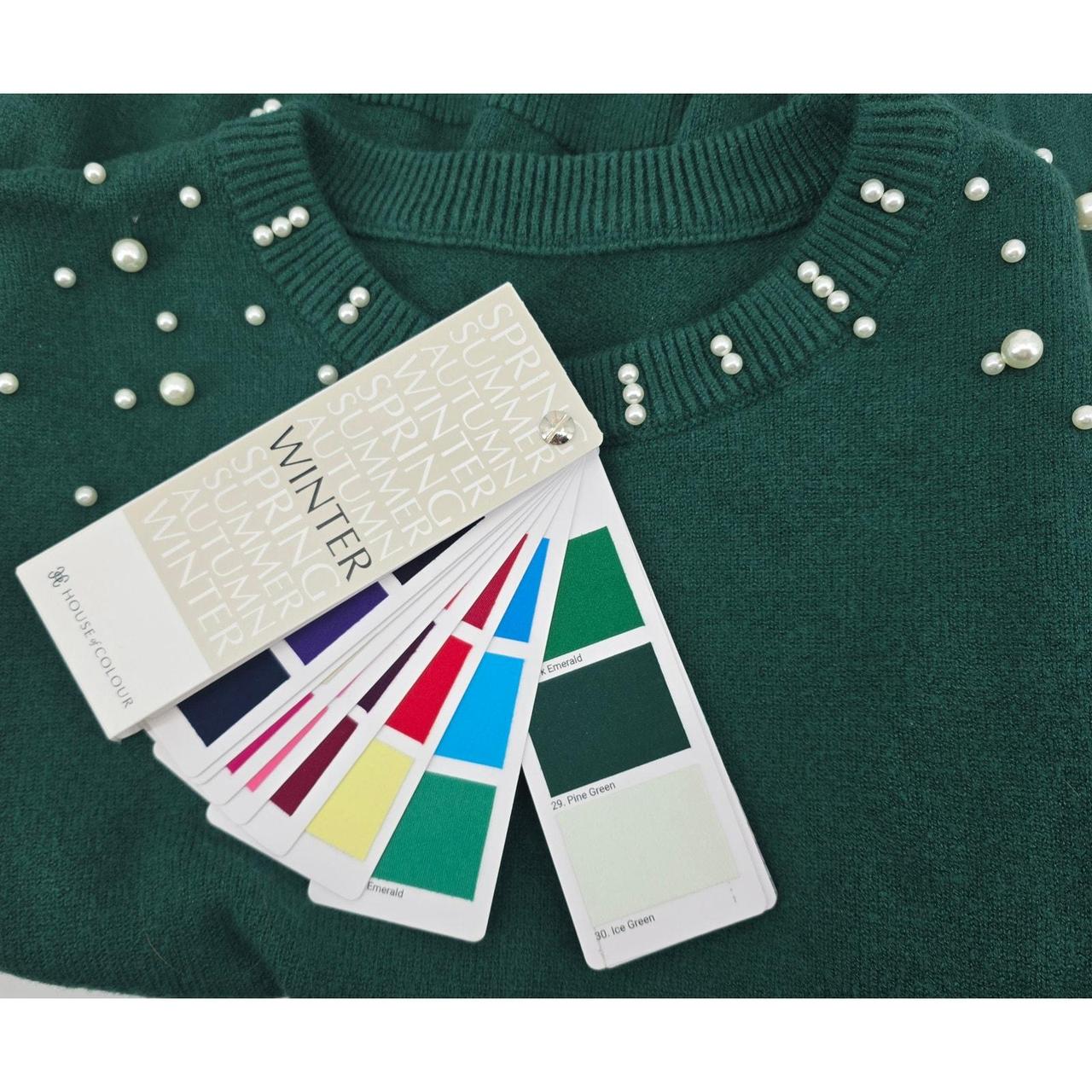 Source Unknown Women's Sweater - Green - XL – Ama… - image 4