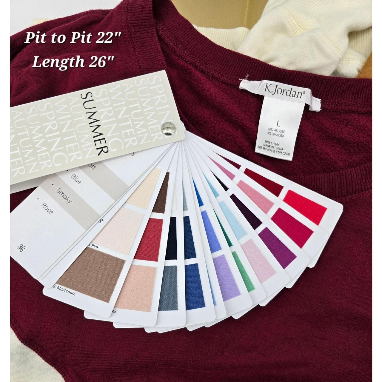 Source Unknown Women's Sweater - Cream/Red - L – … - image 4