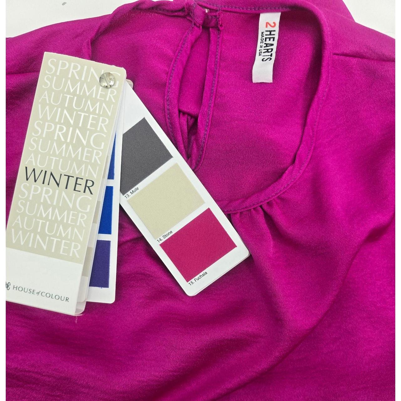 Source Unknown Women's Blouse - Pink - M – 2 Hear… - image 4