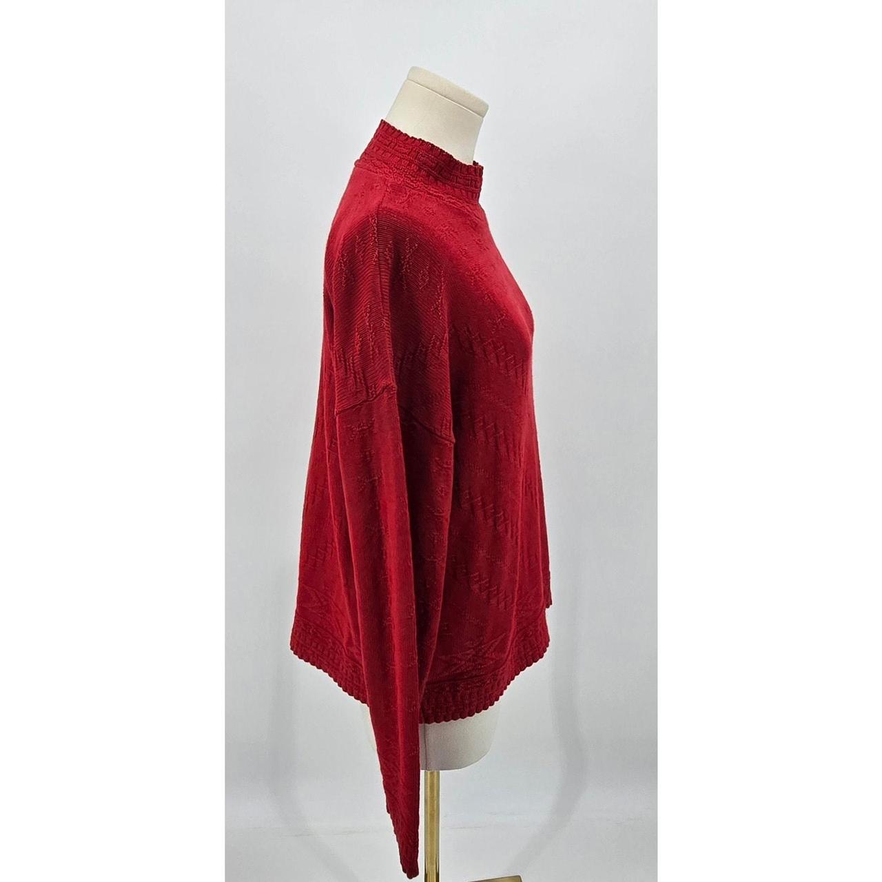 Source Unknown Women's Sweater - Red - S – Vintag… - image 2