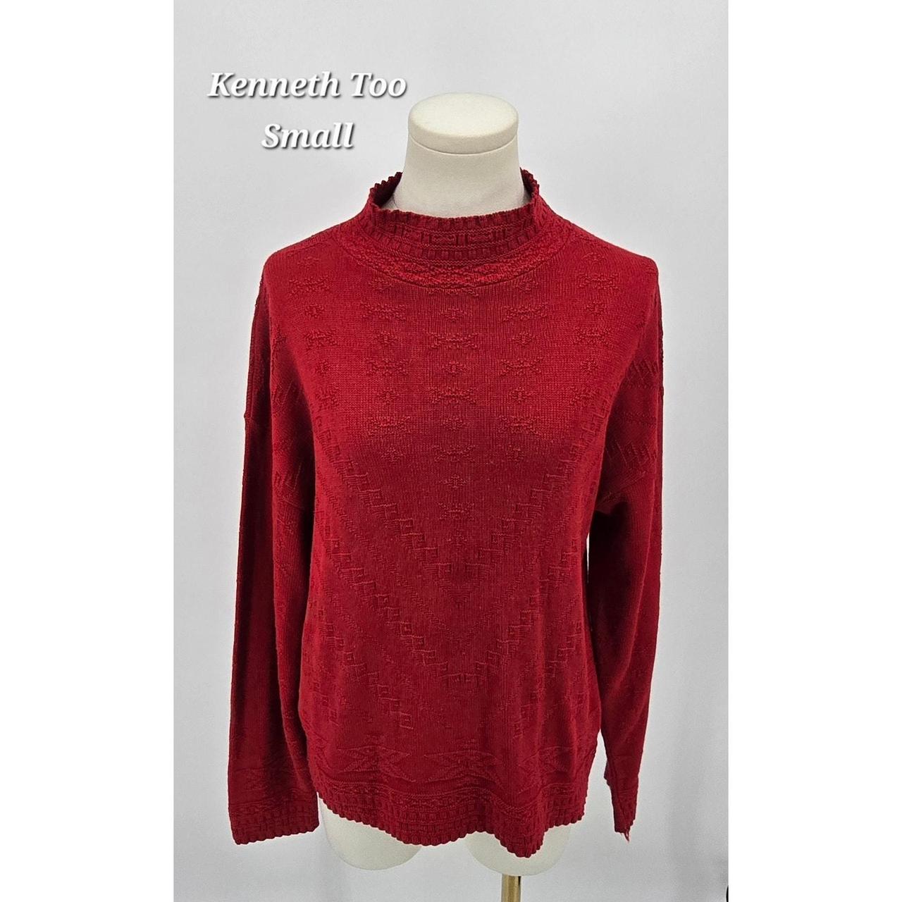 Source Unknown Women's Sweater - Red - S – Vintag… - image 1