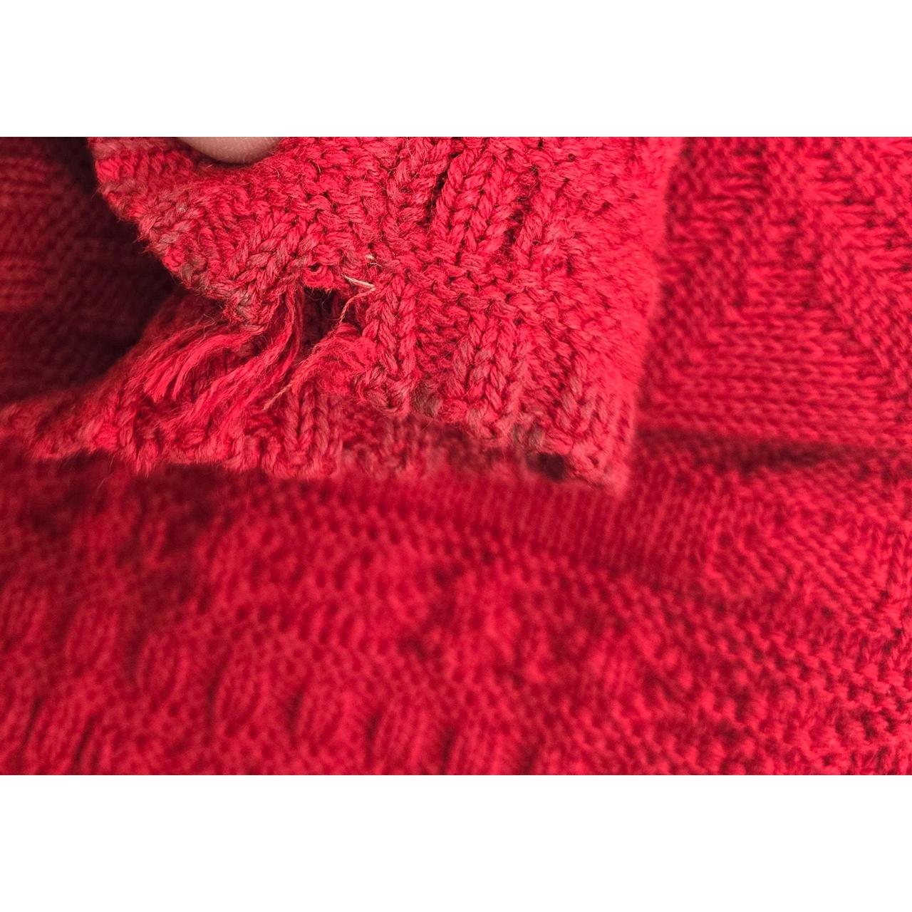 Source Unknown Women's Sweater - Red - S – Vintag… - image 6