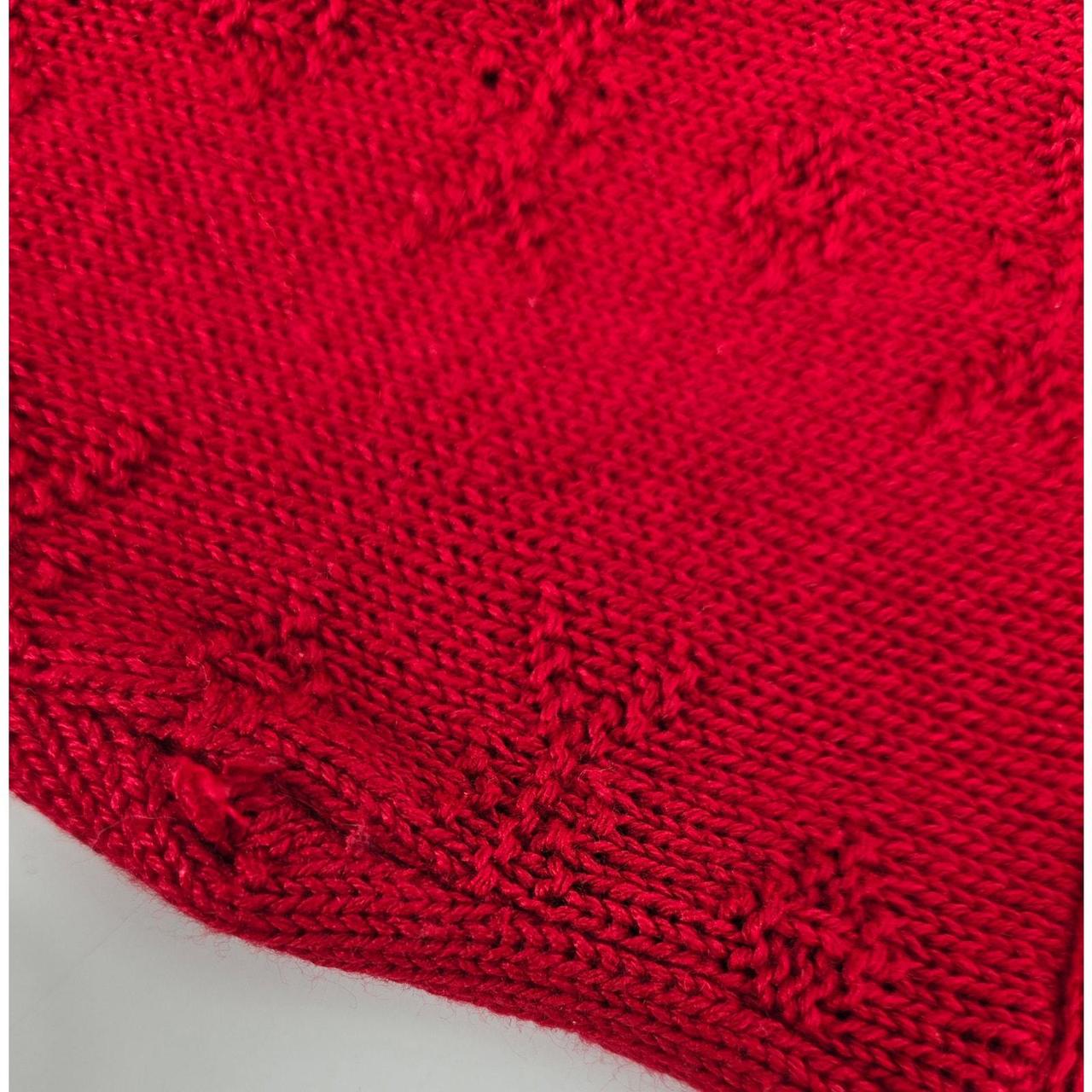 Source Unknown Women's Sweater - Red - S – Vintag… - image 7