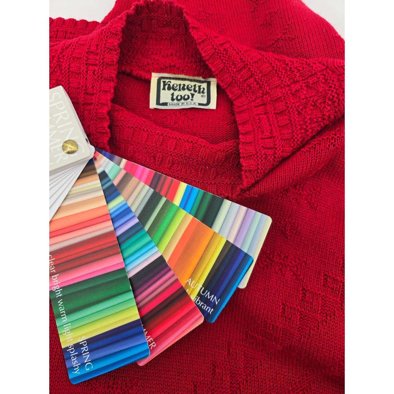 Source Unknown Women's Sweater - Red - S – Vintag… - image 4