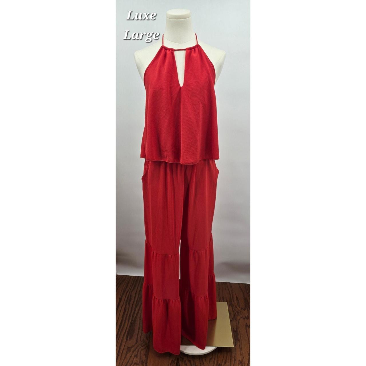 Source Unknown Women's Jumpsuit - Red - L – Luxe … - image 1