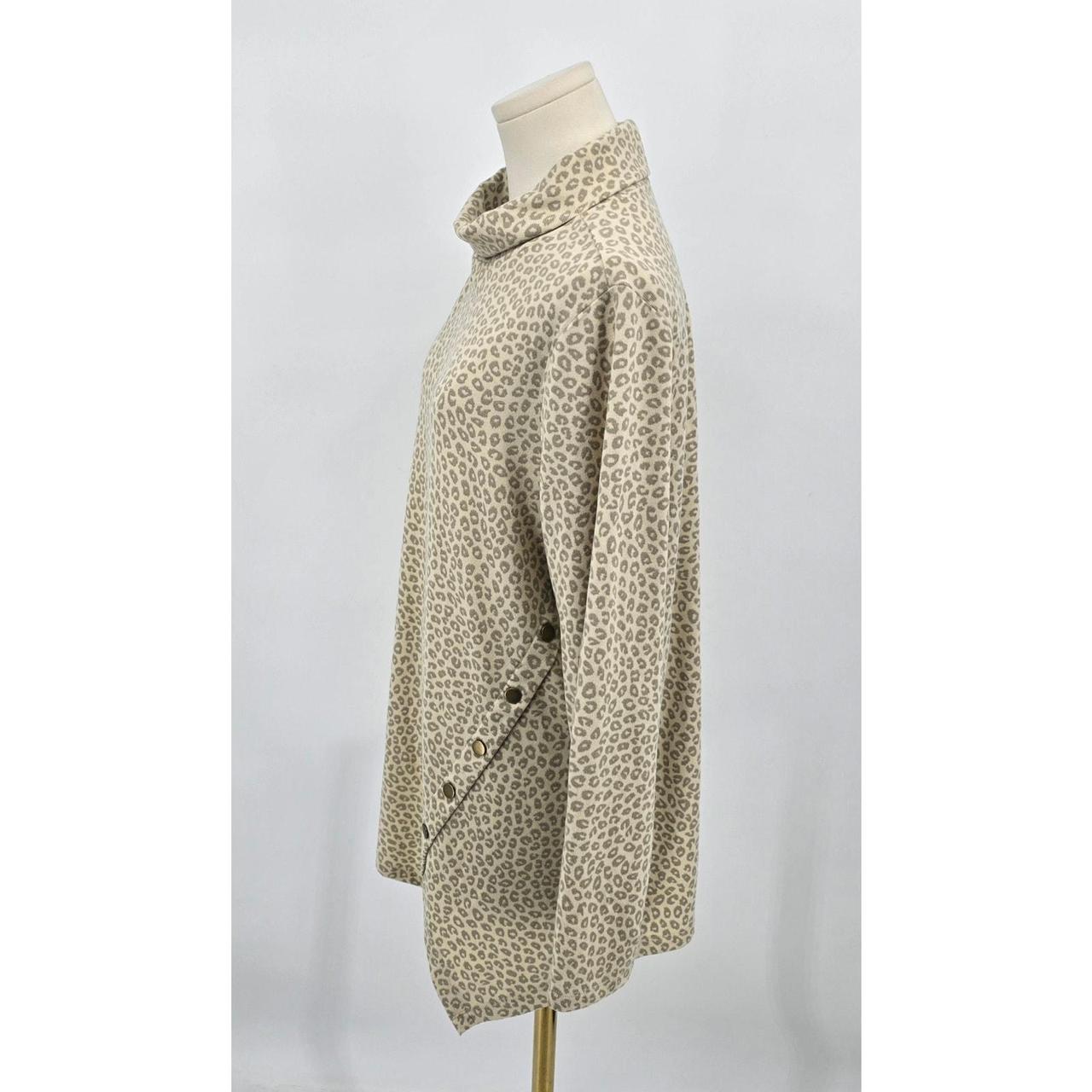 Source Unknown Women's Sweater - Cream/Brown - L … - image 2