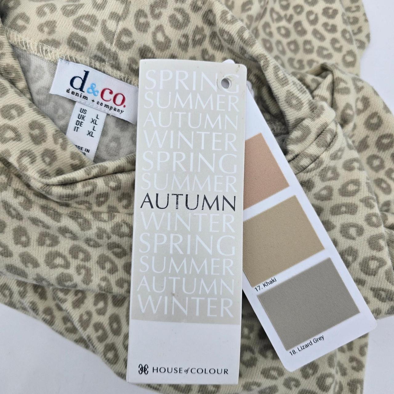 Source Unknown Women's Sweater - Cream/Brown - L … - image 4