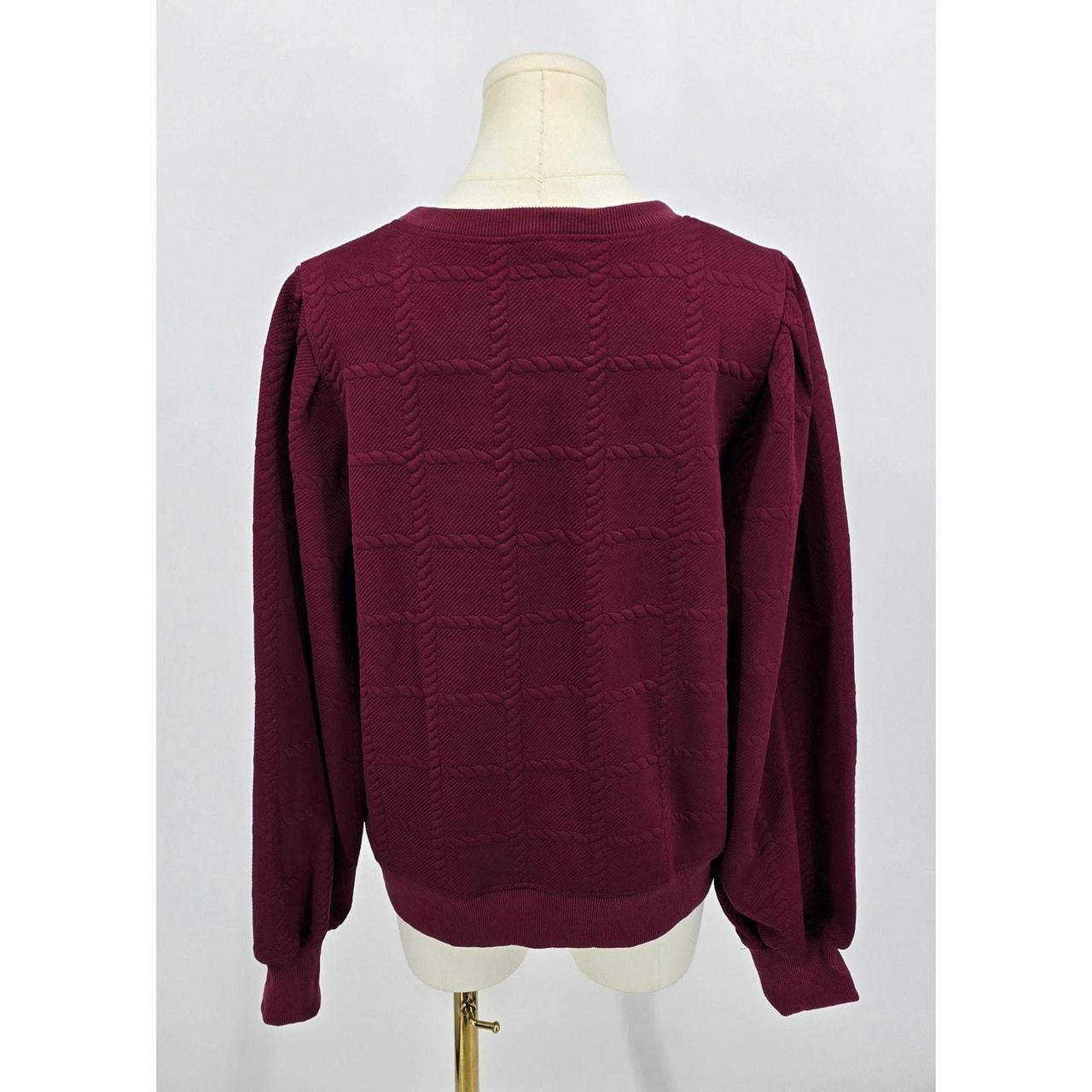 Source Unknown Women's Sweater - Burgundy - L – E… - image 3