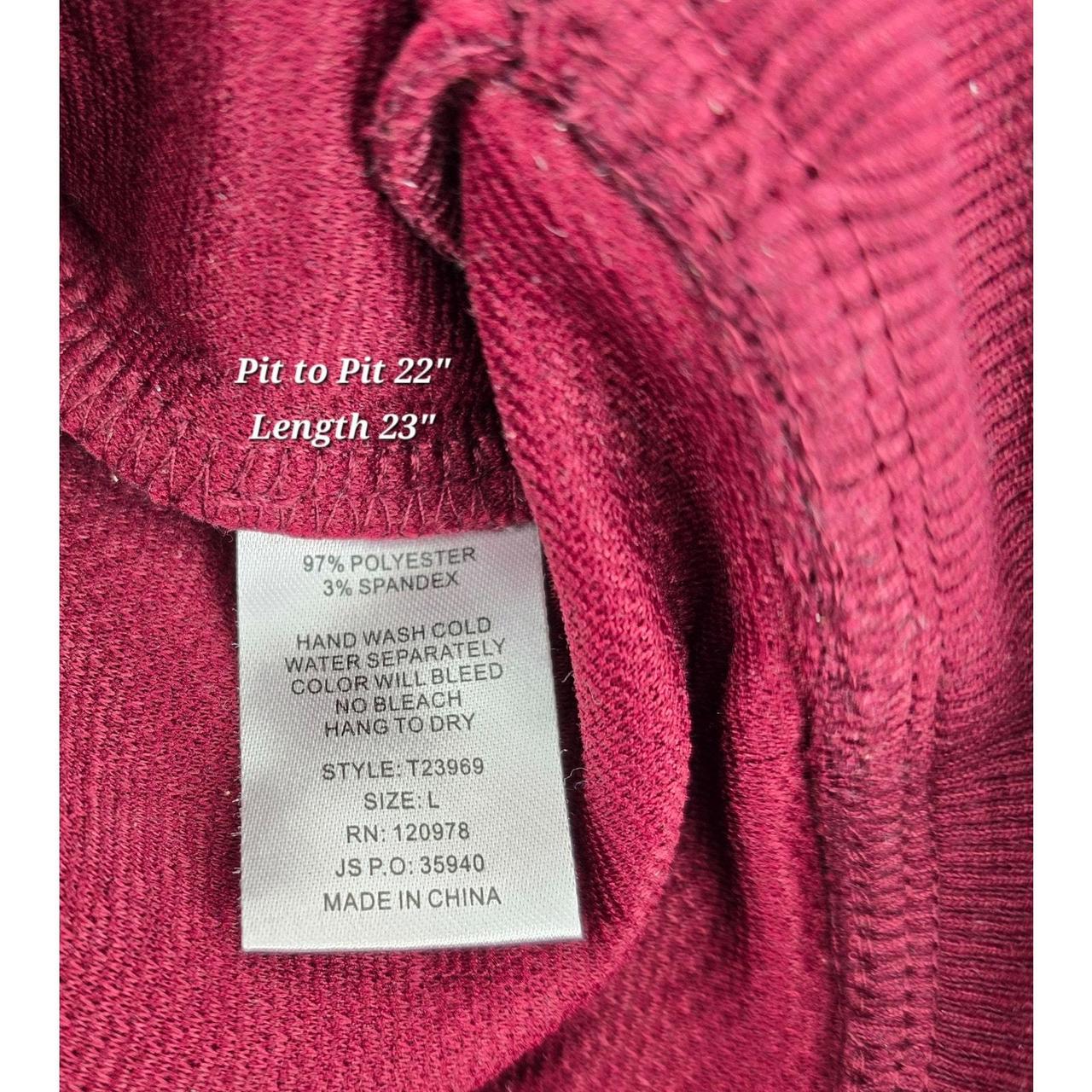 Source Unknown Women's Sweater - Burgundy - L – E… - image 5