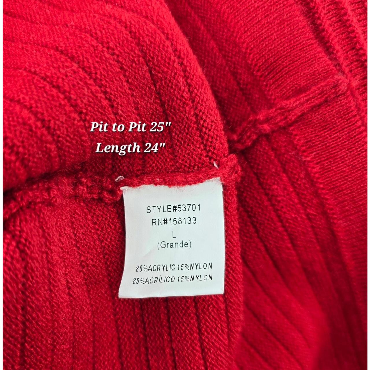 Source Unknown Women's Sweater - Red - L – Stacca… - image 5