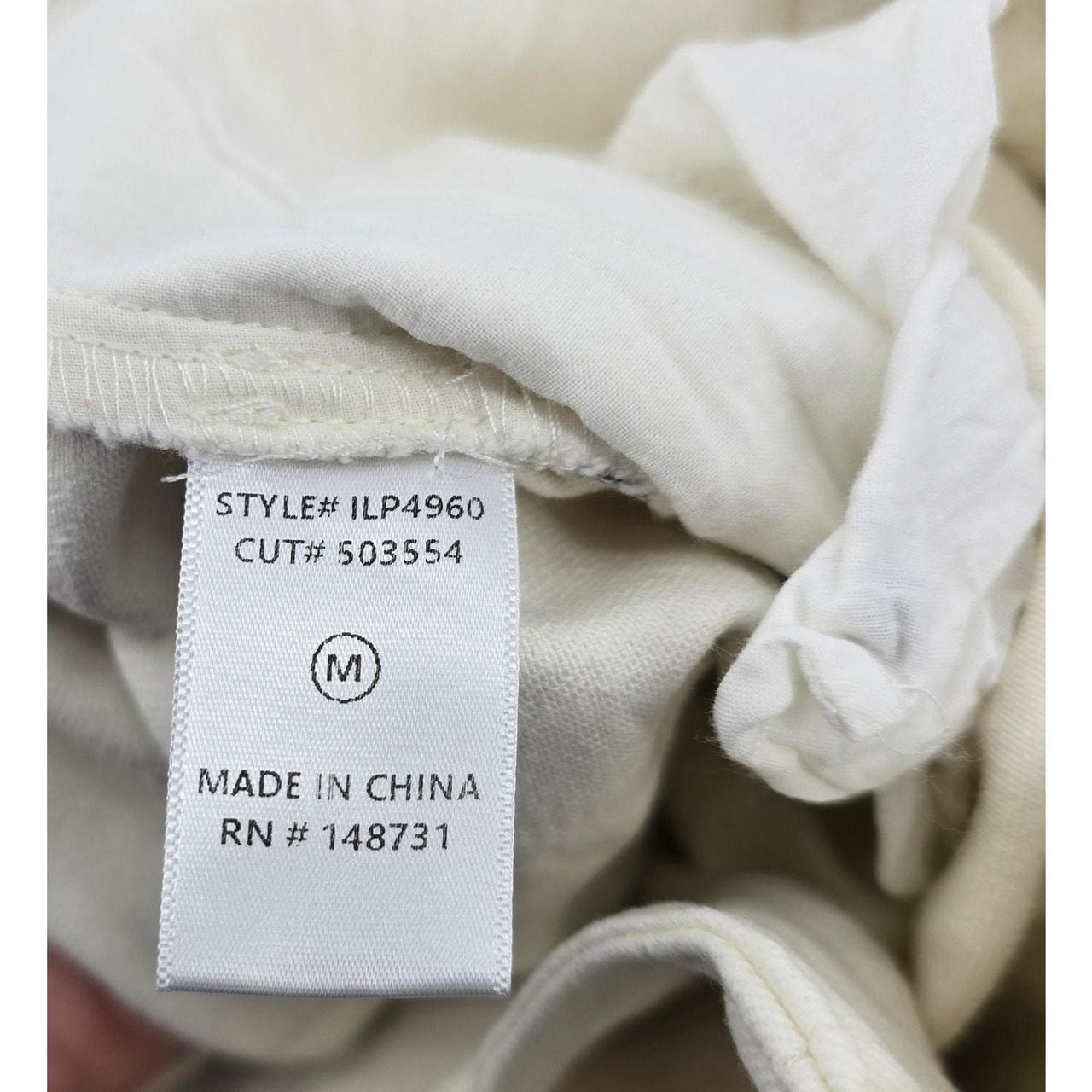 Source Unknown Women's Jeans - White/Blue - M – V… - image 3