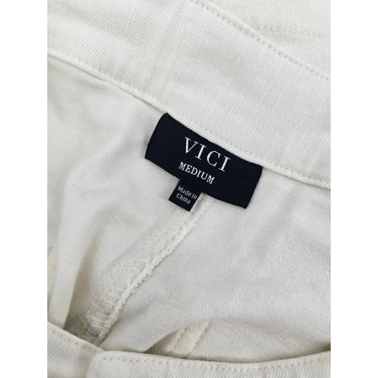 Source Unknown Women's Jeans - White/Blue - M – V… - image 6