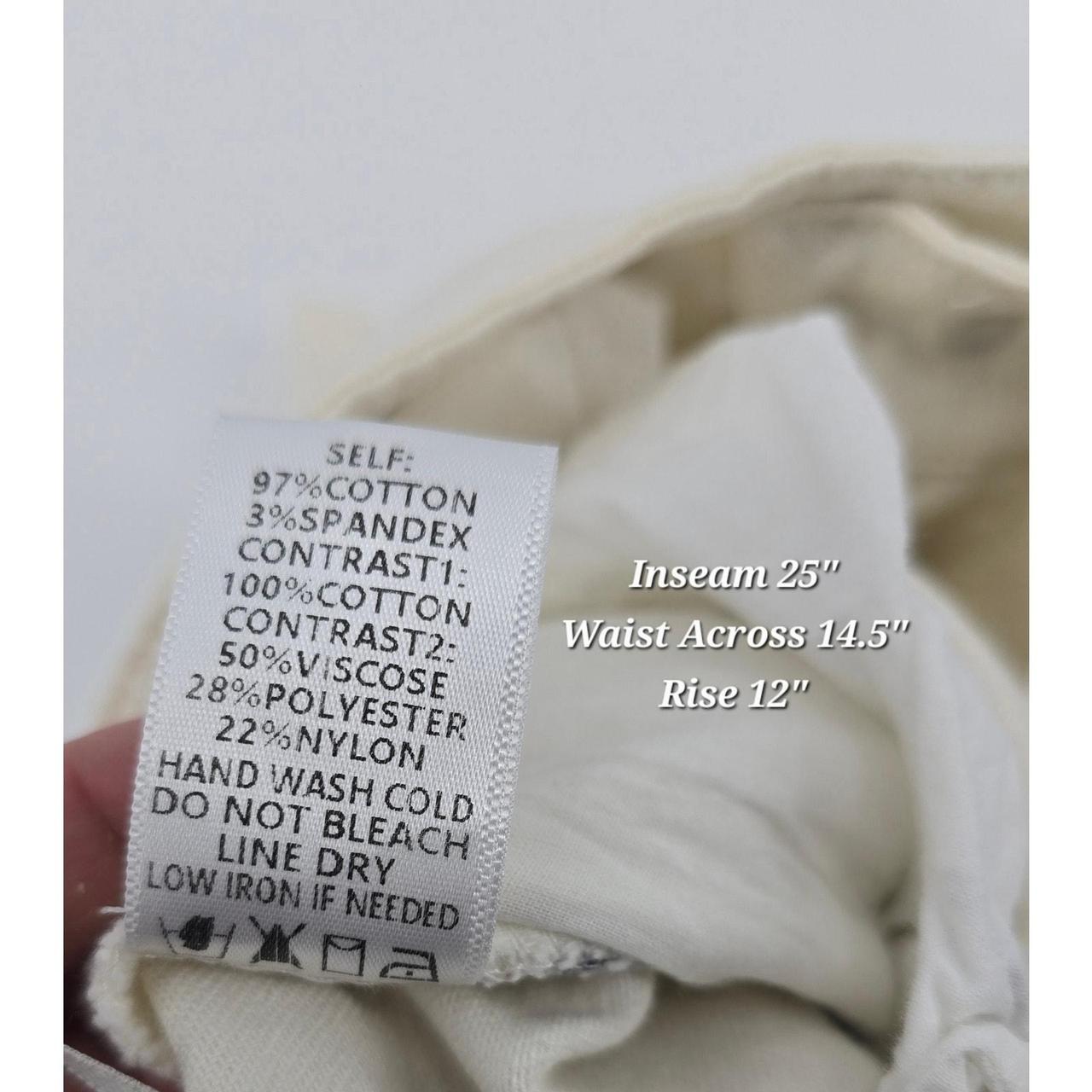 Source Unknown Women's Jeans - White/Blue - M – V… - image 4