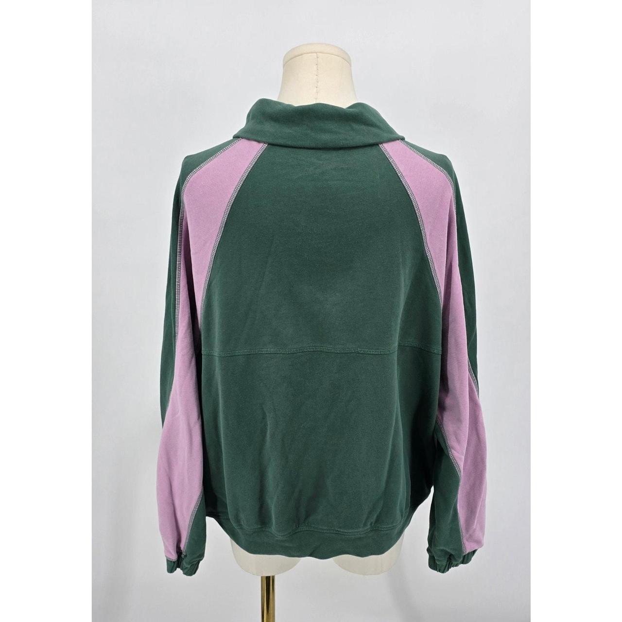 Source Unknown Women's Sweatshirt - Green/Purple … - image 3