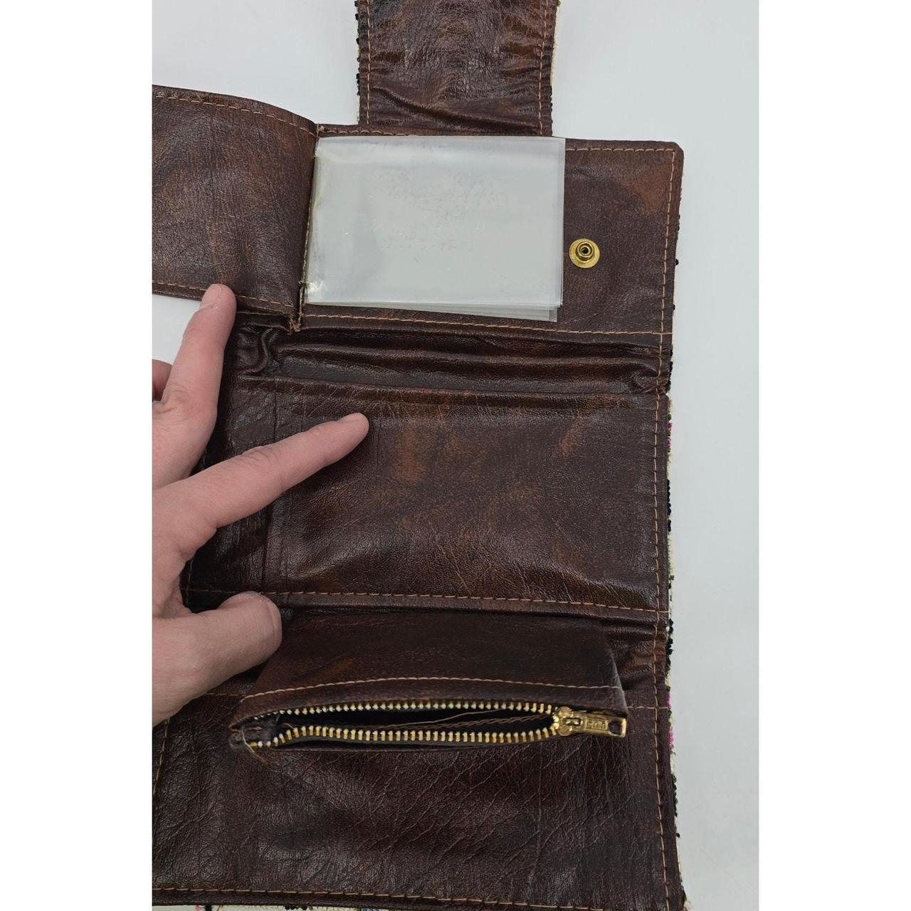 Source Unknown Women's Wallet - Brown/Cream – Vin… - image 4