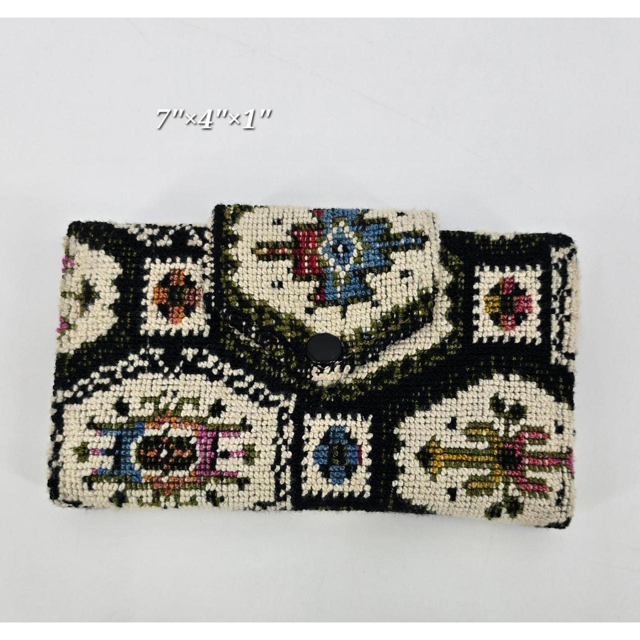 Source Unknown Women's Wallet - Brown/Cream – Vin… - image 1