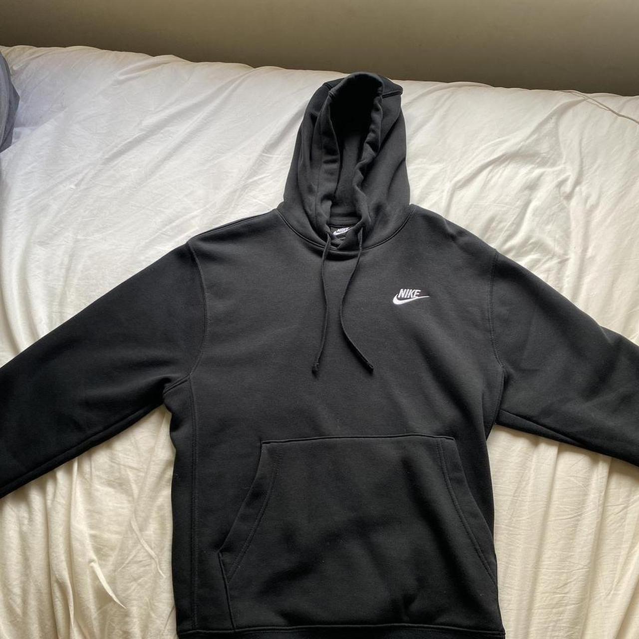 mens nike jumper black