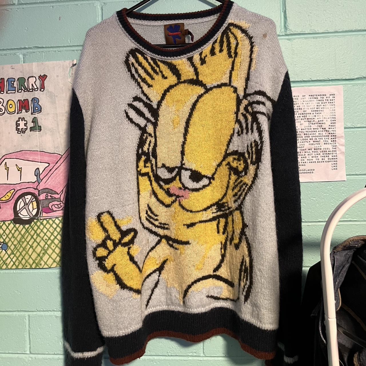 HEAVEN BY MARC JACOBS GARFIELD SWEATER size: M - Depop