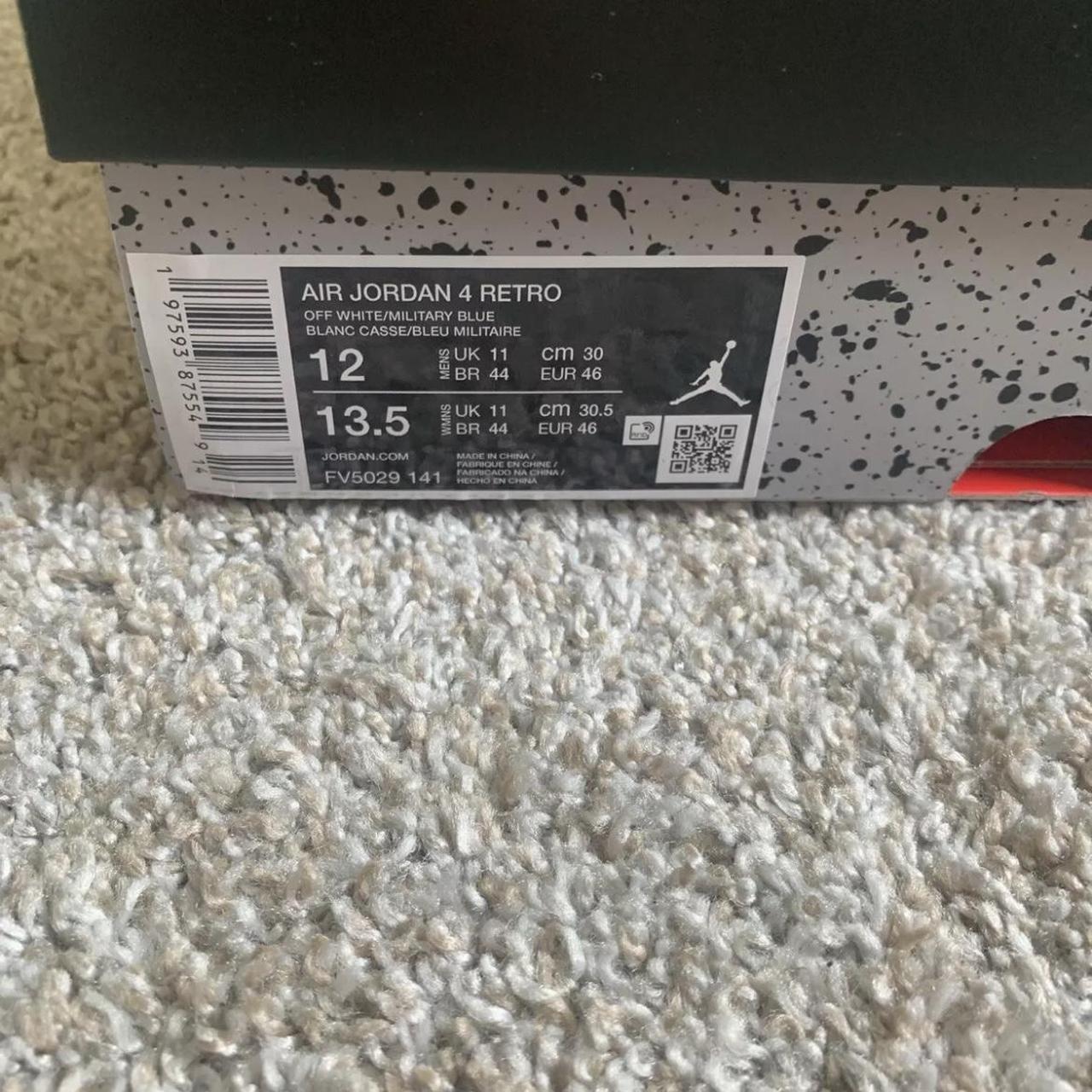 jordan 4 military blue size 10