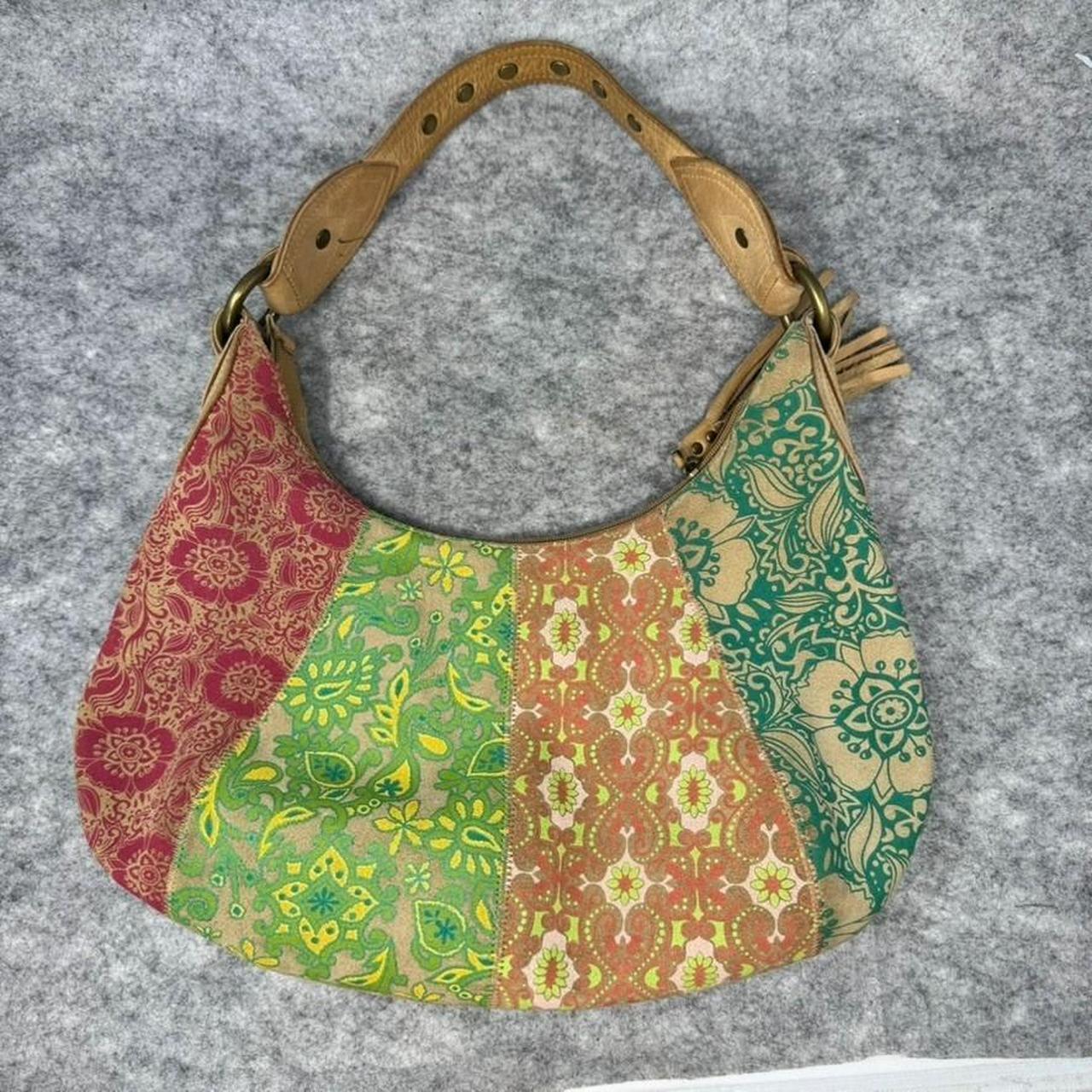 Preloved Women's Satchels - Tan – Patchwork Leath… - image 2