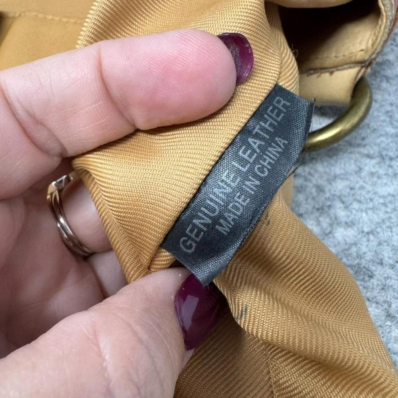 Preloved Women's Satchels - Tan – Patchwork Leath… - image 7