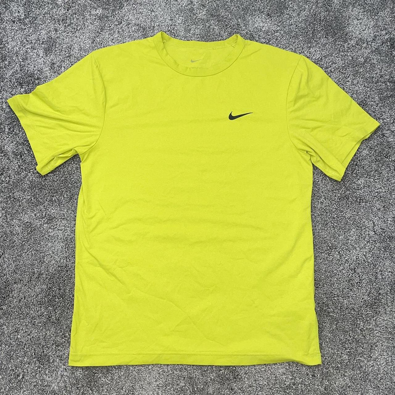 Neon yellow shirt nike best sale