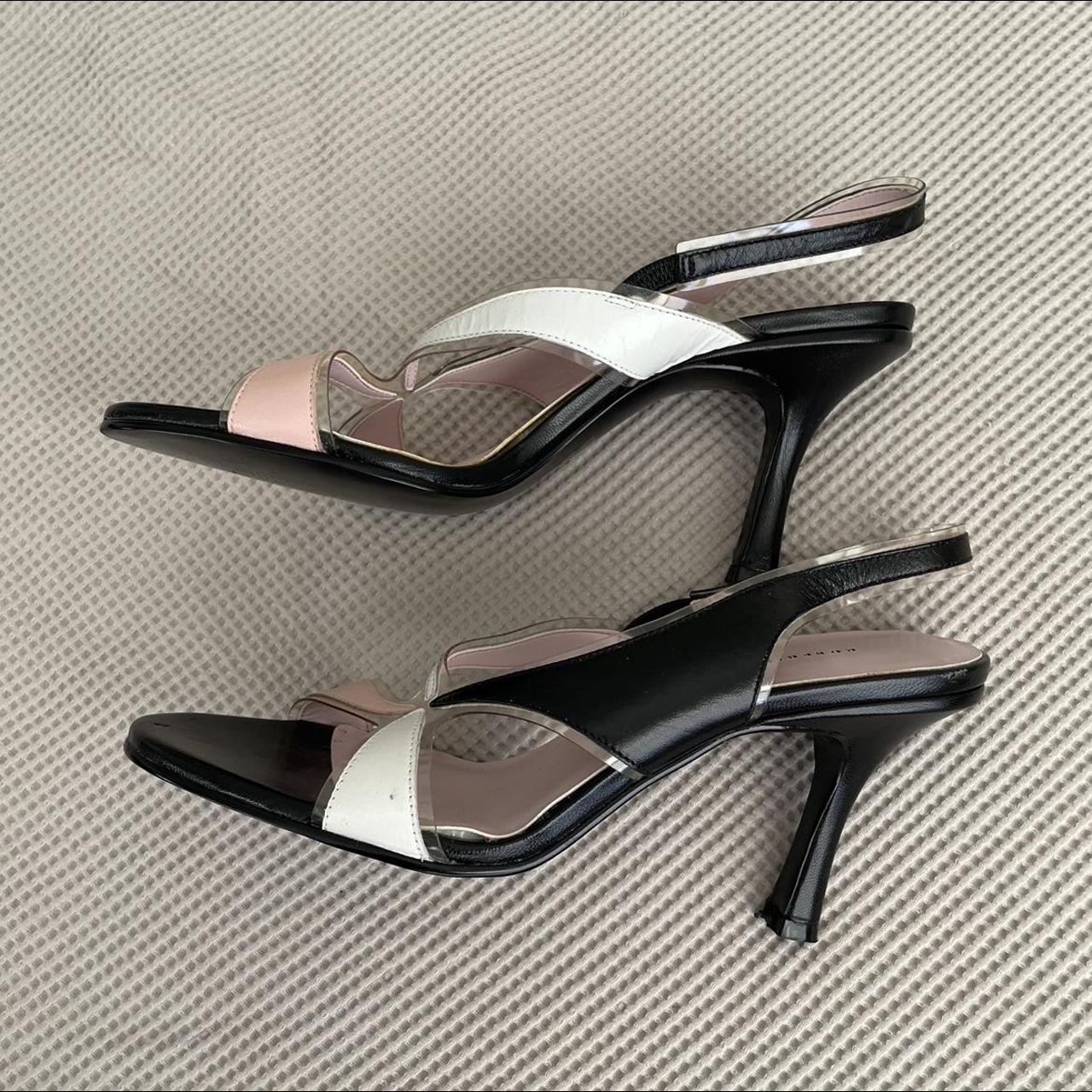 Roberto vianni Y2K slingback heels - size 7w -... - Depop