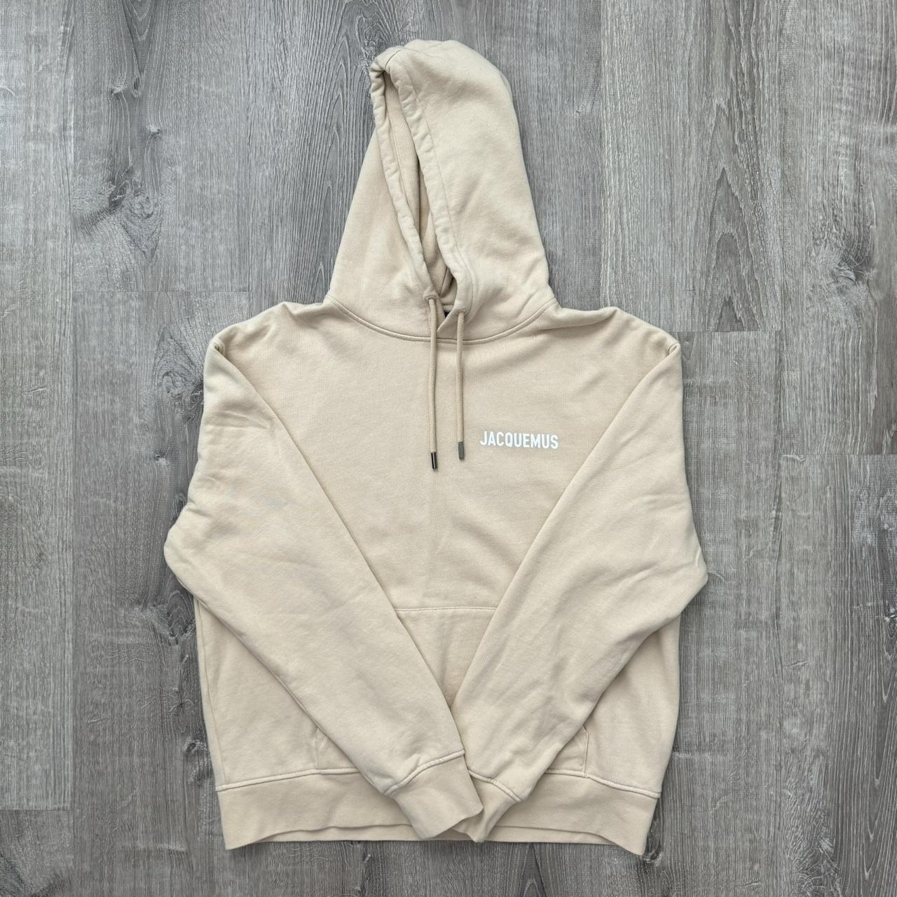 Jacquemus Light Beige Le Sweatshirt Hoodie - Size | Depop