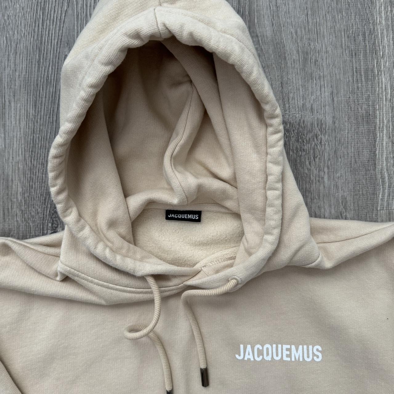 Jacquemus Light Beige Le Sweatshirt Hoodie - Size | Depop