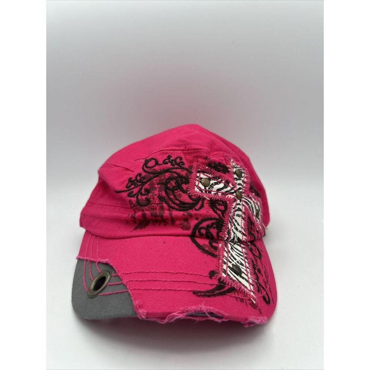 Women's Hat - Pink – KB Ethos Hat Distressed Neon Pink with …