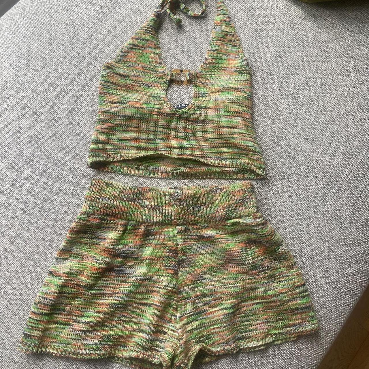 Jaded London size 8 shorts size 6 top knit Co-ord... - Depop