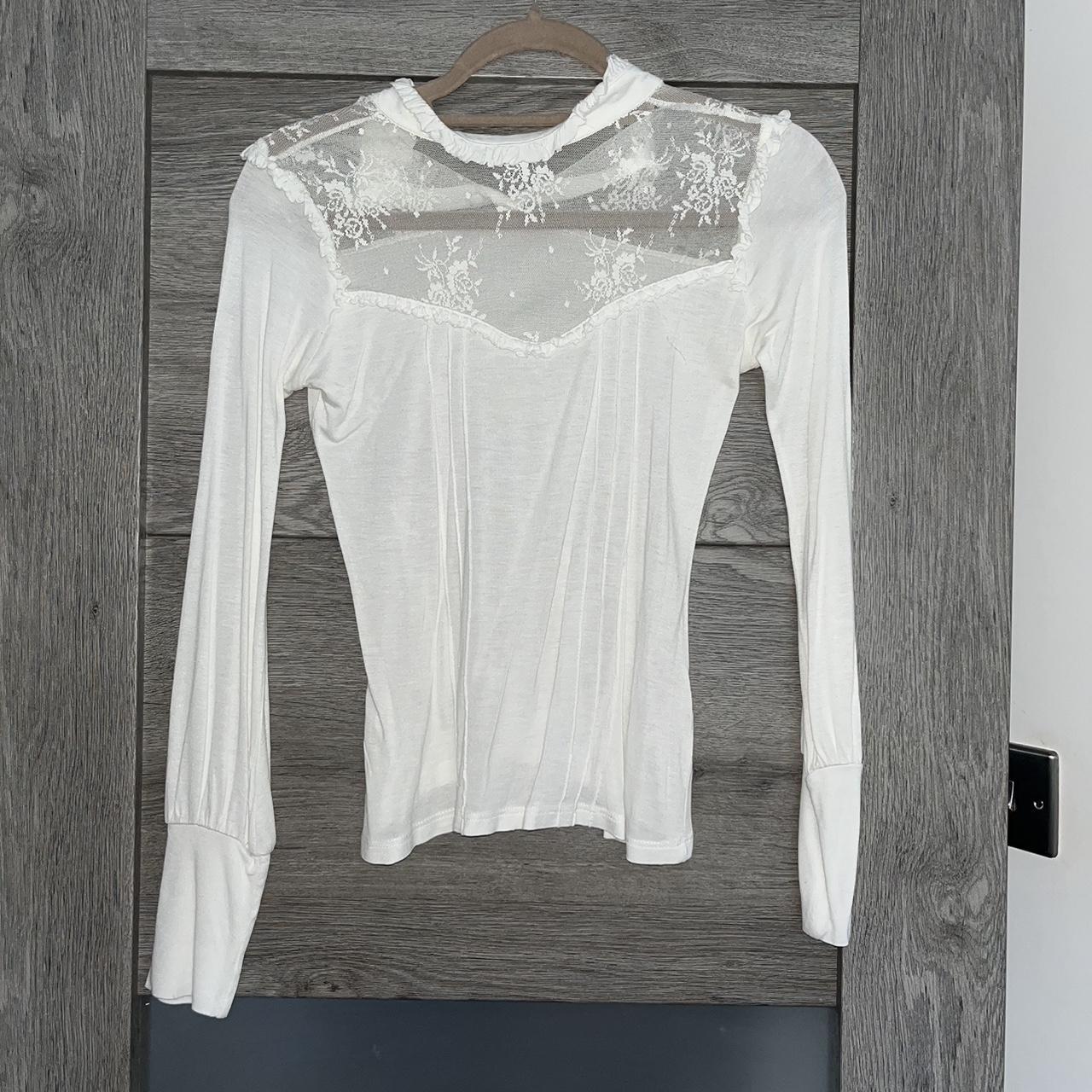 F&F Women's White Blouse | Depop