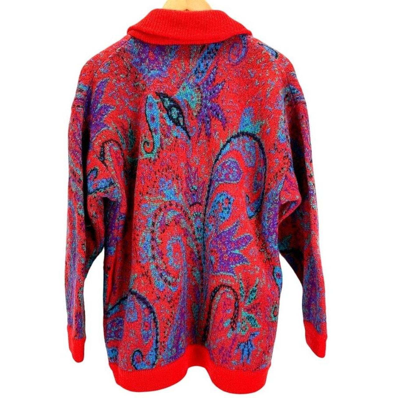 Source Unknown Women's Sweater - Red/Multi - M – … - image 7
