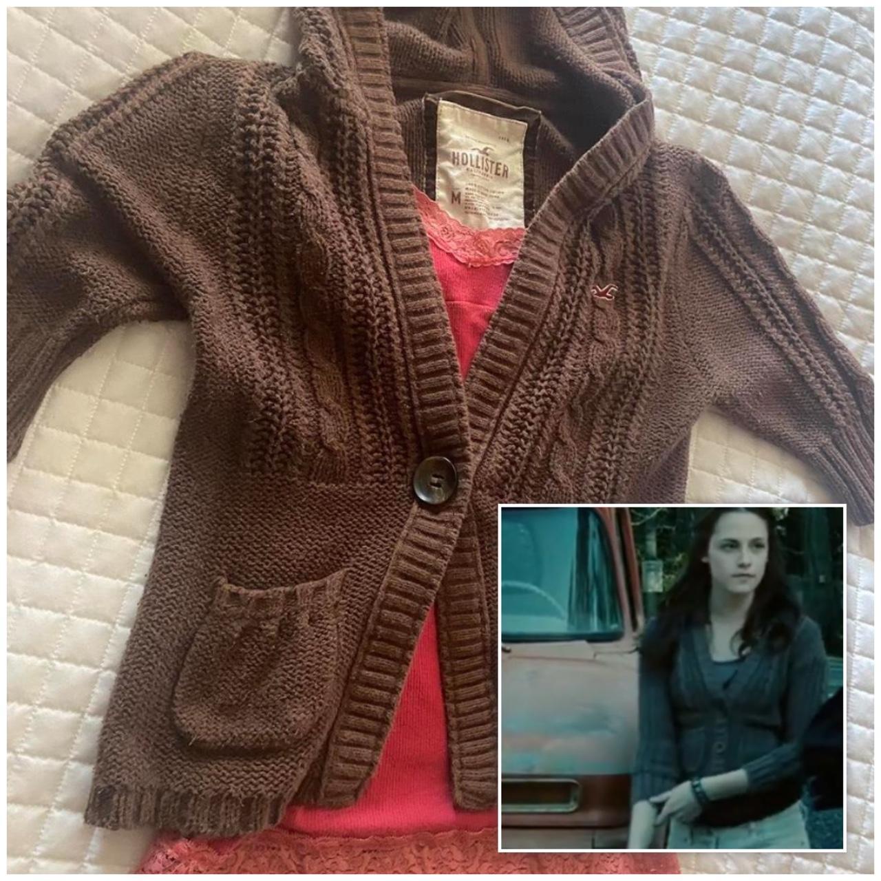 Y2k Twilight Bella 2024 Swan Abercrombie Heritage 1981 cardigan alt