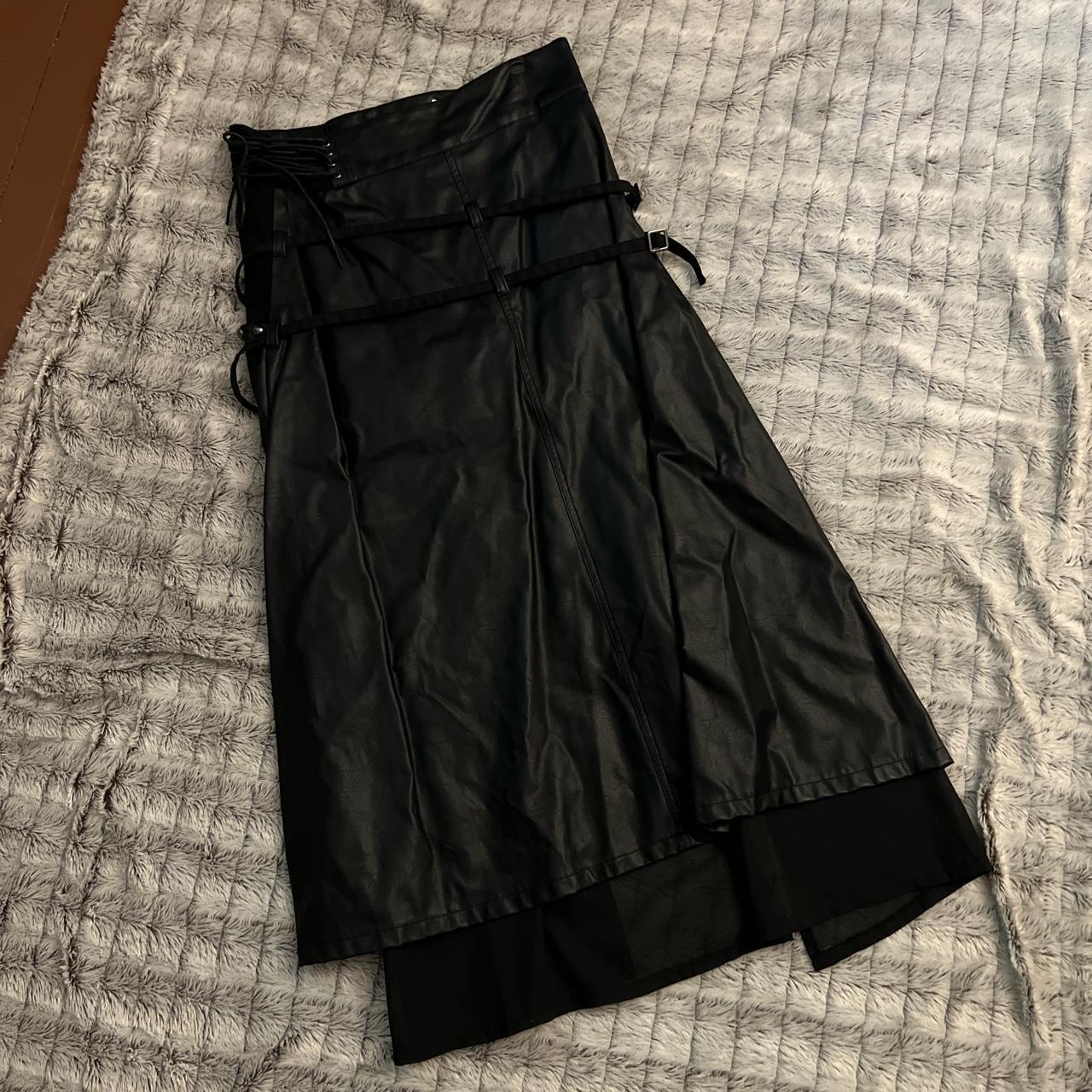 Sex Pot Revenge long skirt with garter strap. Long... - Depop