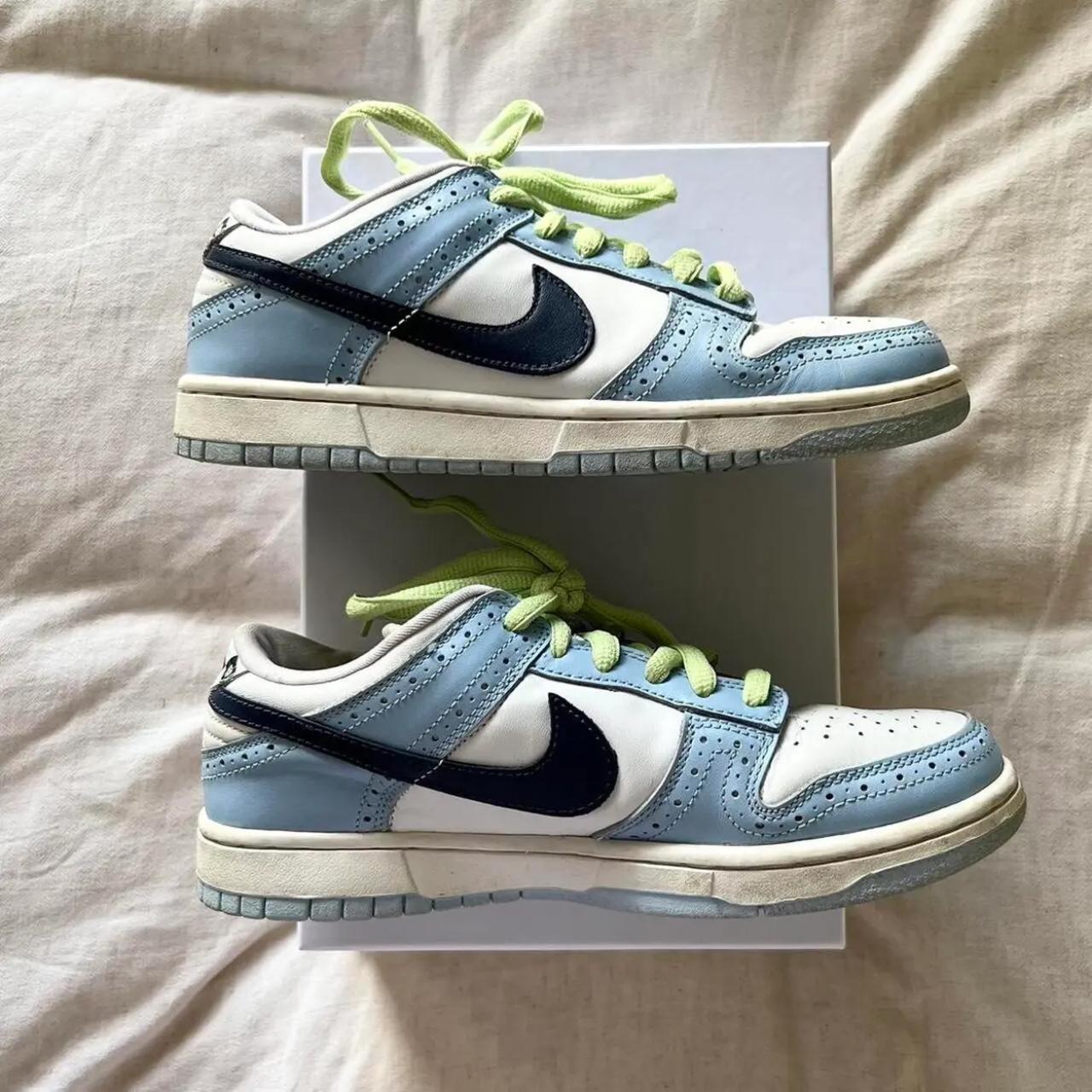 NIKE SB DUNK low premium golf in blue ice -... - Depop