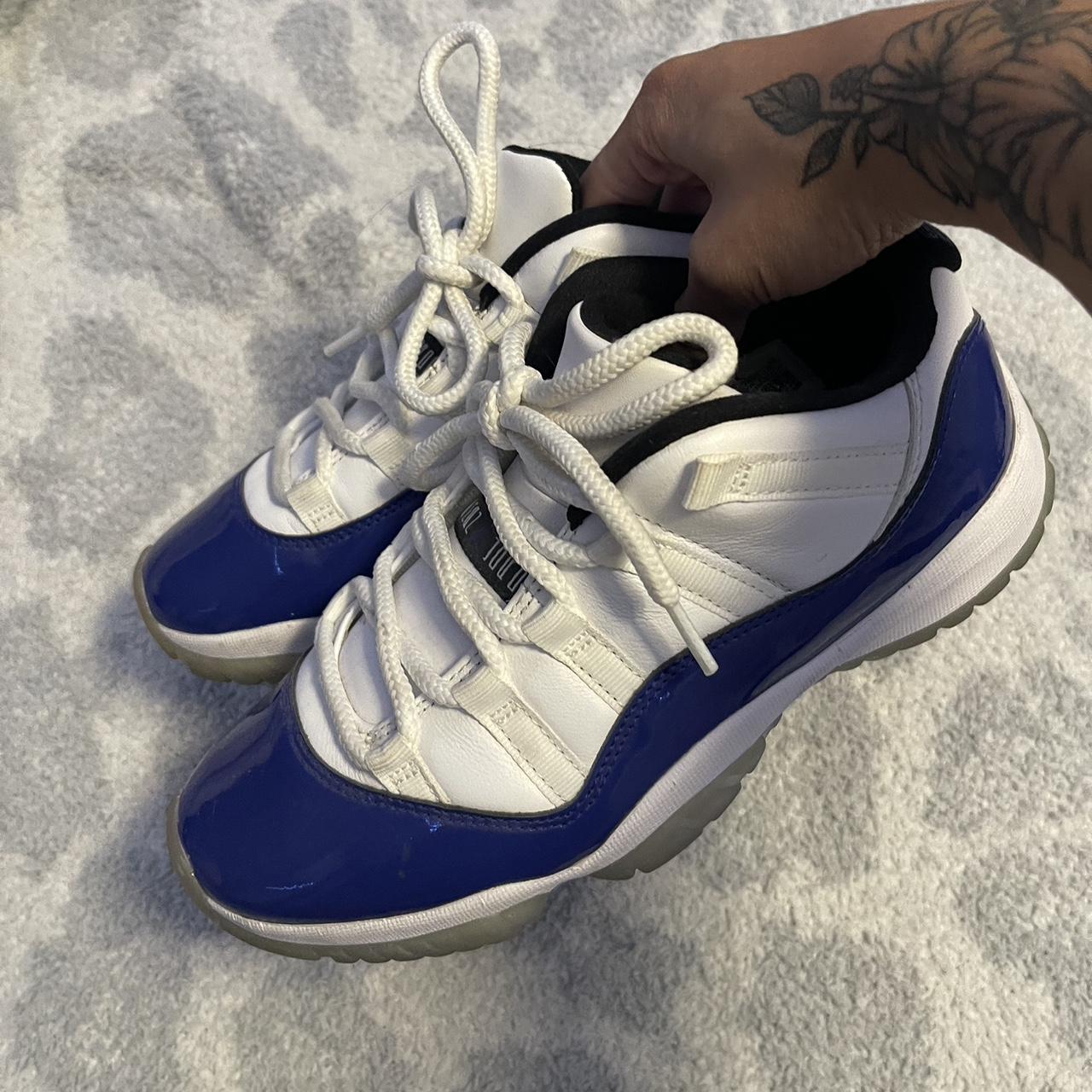 White Women's Air Jordan 11 Low Concord Sketch Jordan 11