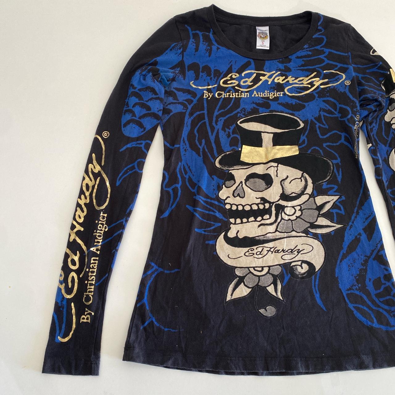 Ed Hardy Women's Multi Shirt | Depop