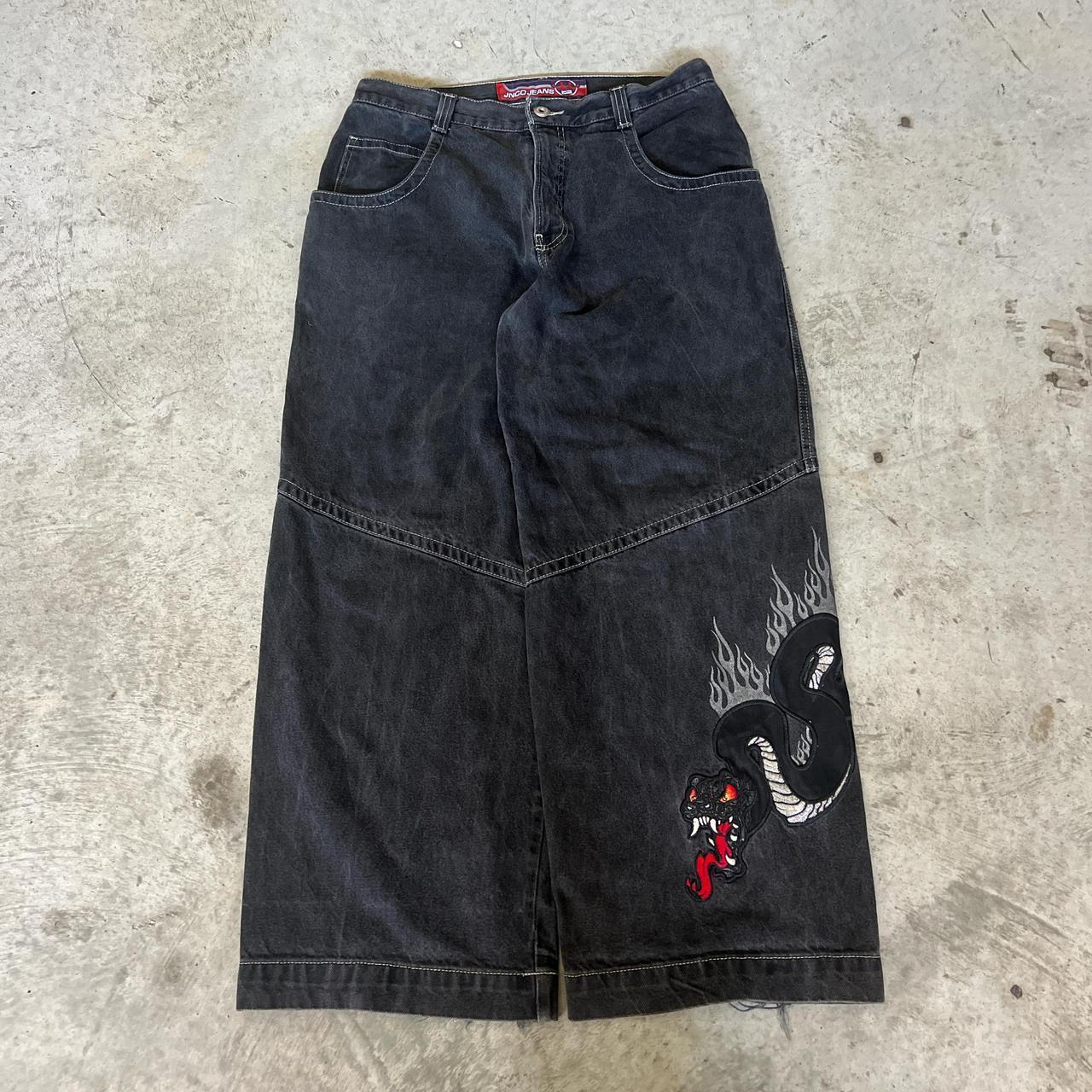 Jnco Men S Jeans Jnco Hissing Snakes Size Good Depop