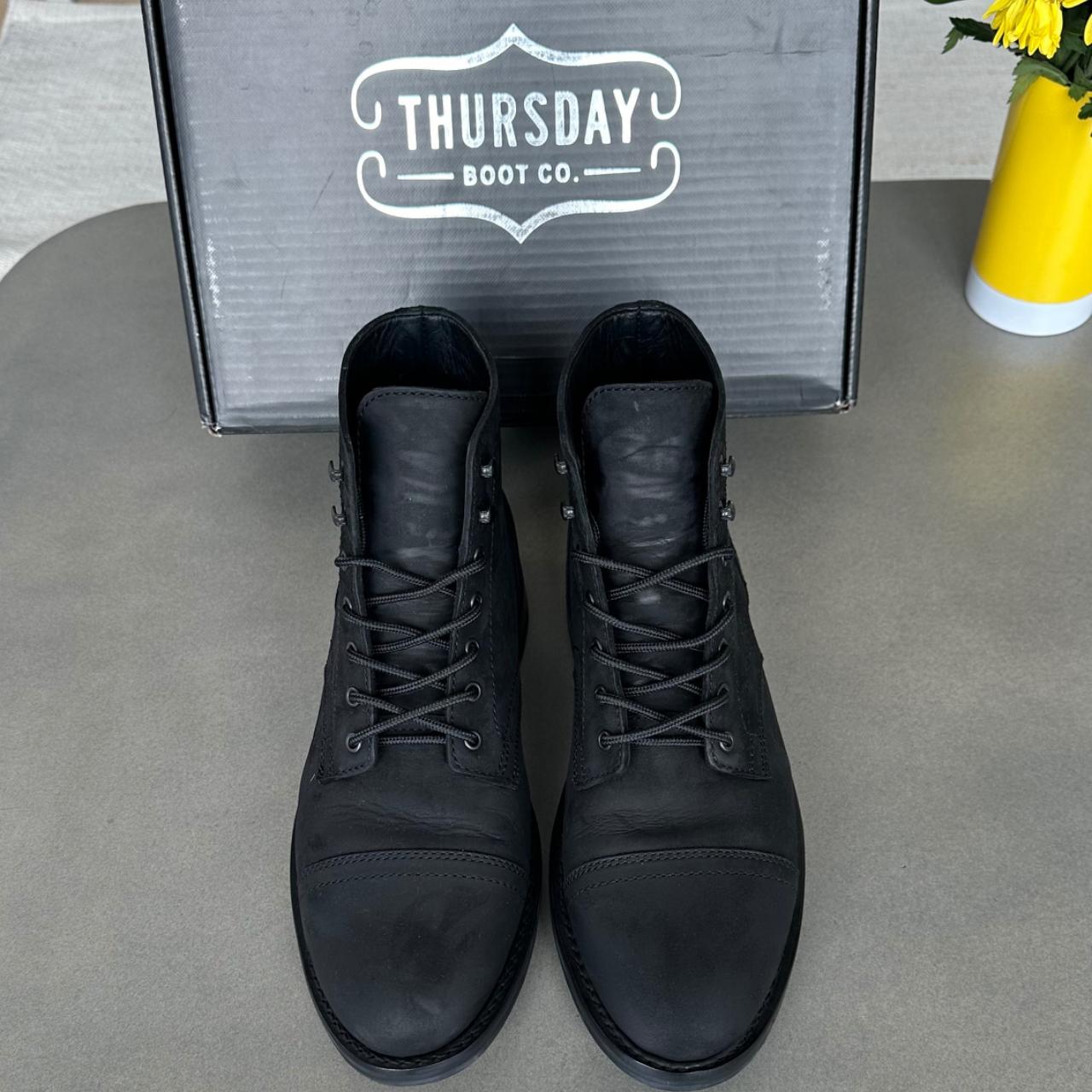 Thursday Boot Company Black Matte Captain Boots Size 9 store Wide