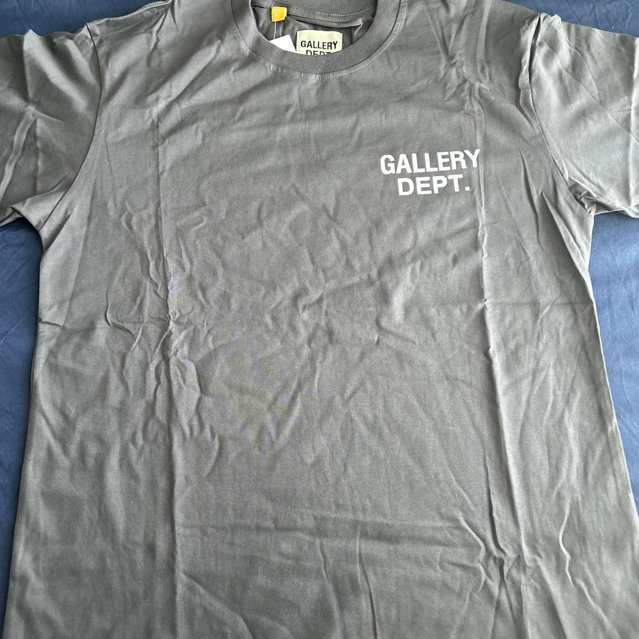 Gallery Dept. grey and white t shirt size small,... Depop