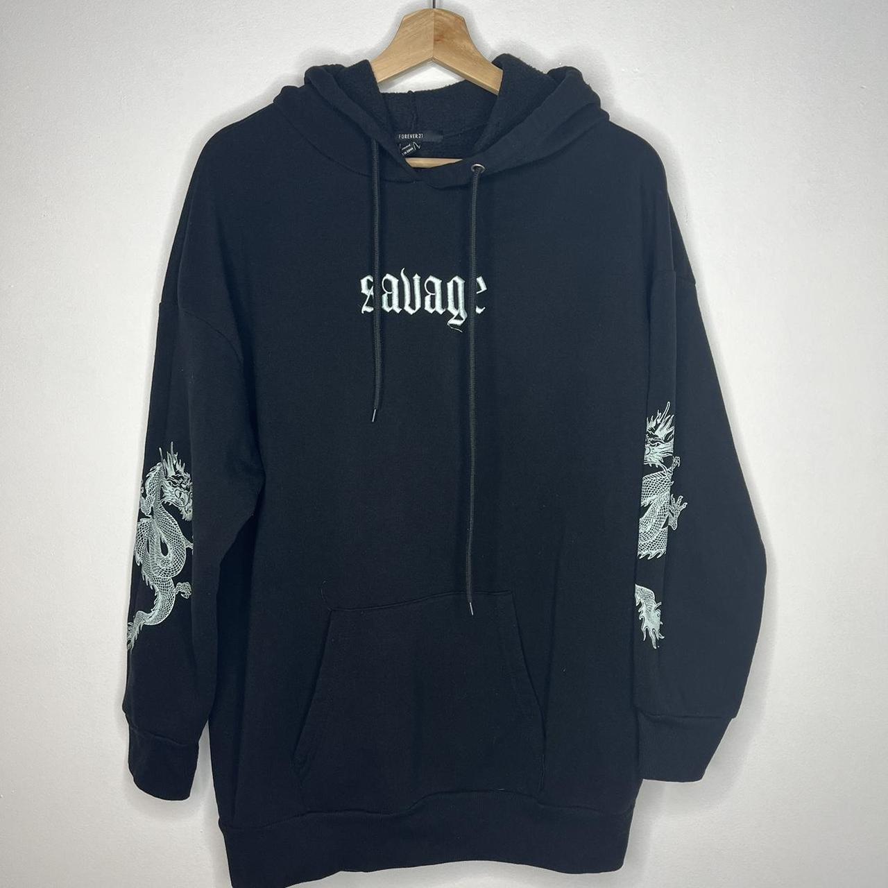 Forever 21 savage hoodie hotsell