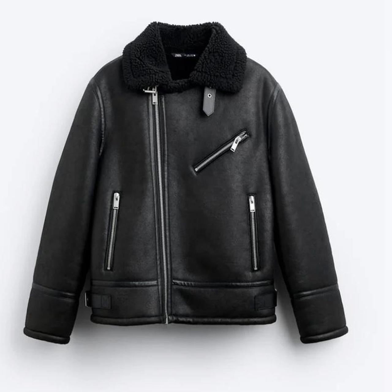 Zara Double Faced Biker Jacket Zara Double Faced Biker Jacket