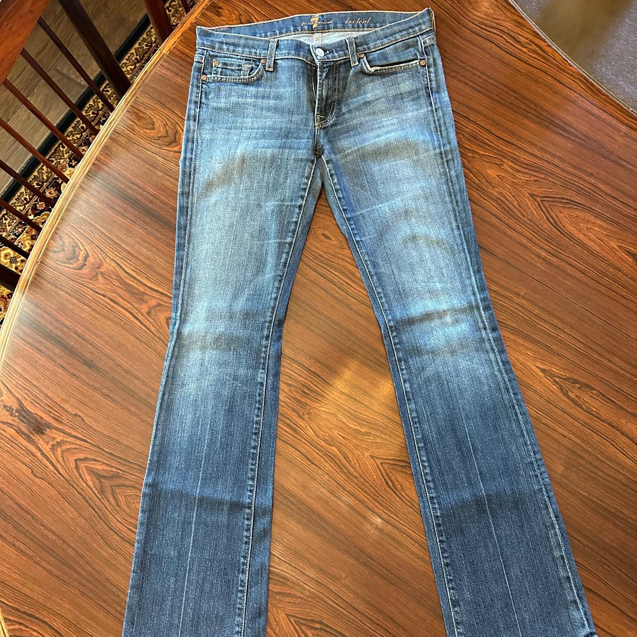 Low rise, bootcut Seven Jeans. Purchased 20 years... | Depop