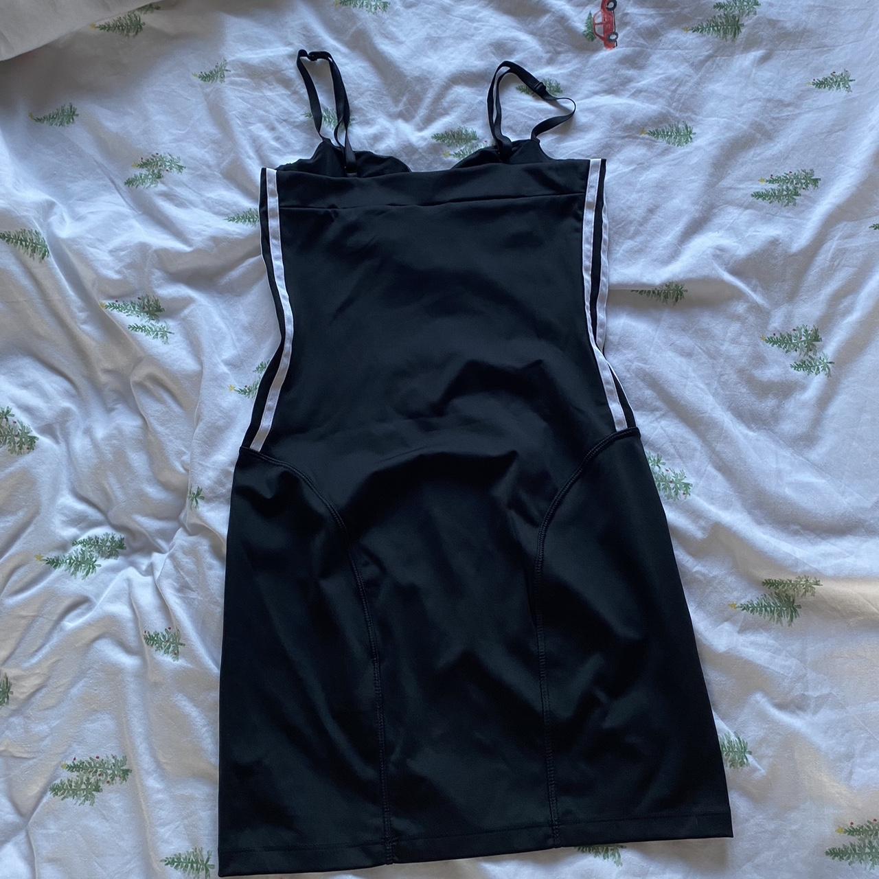 Black adidas vintage corset dress/tennis dress Size... Depop