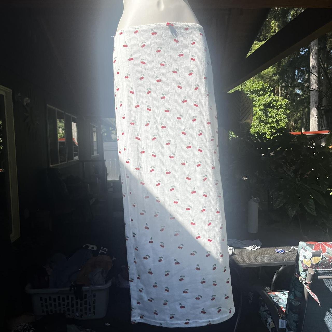 Edikted Women's Festival Skirt - White/Red - XS –… - image 1