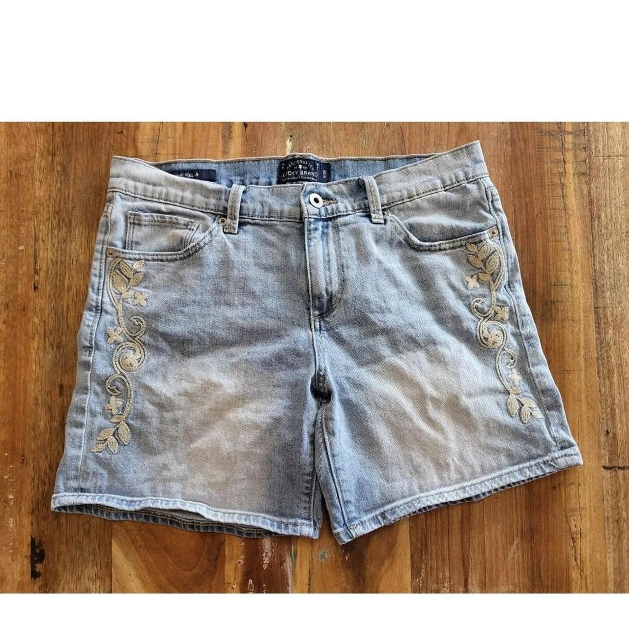 Lucky brand roll up shorts online