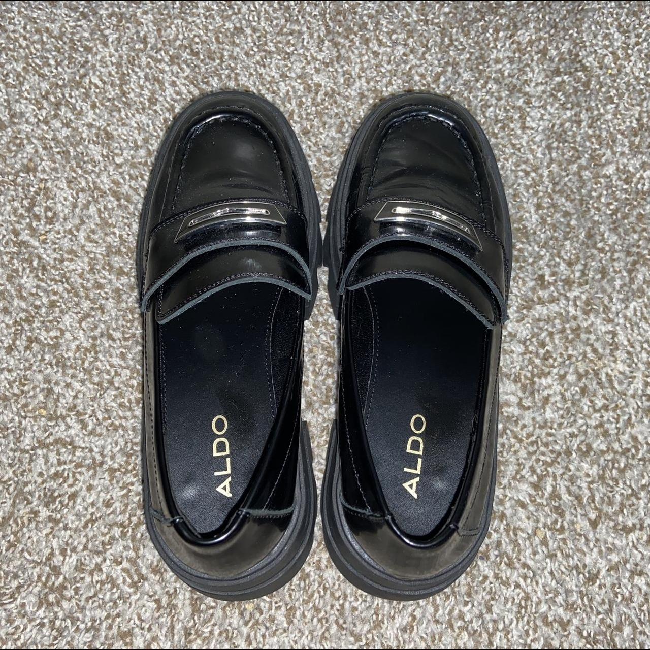ALDO Women's Black Loafers Depop