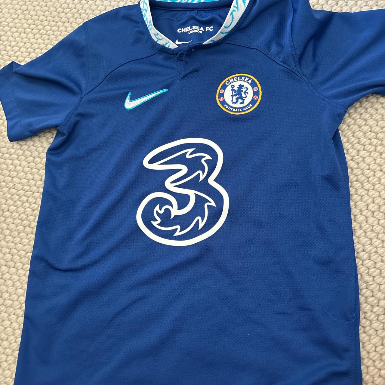 Nike Chelsea shirt 22/23 blue size s - Depop